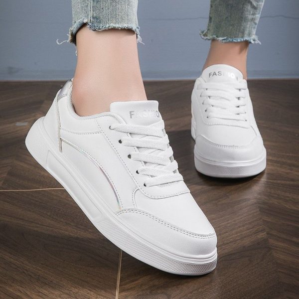Fashion Women's Sneakers 2025 New Mesh Fabric Shoes Women Flat Casual Sneaker Woman Lace Up Tenis
