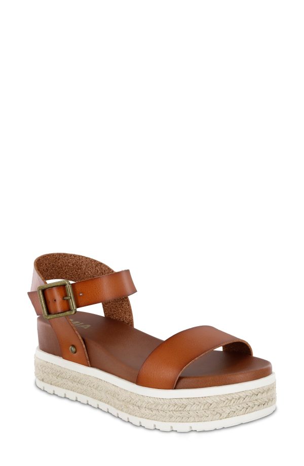 MIA Kasandra Platform Sandal in Cognac at Nordstrom Rack, Size 7.5