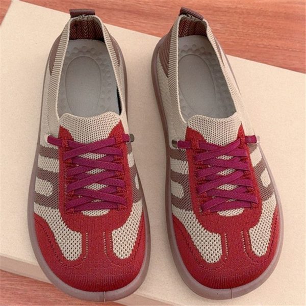 Mesh Material 2025 Spring Fashionable Western Style Moral Training Shoes Light Comfortable Women Casual Shoes Soft Sole Anti-slip Old Beijing Cloth Shoes