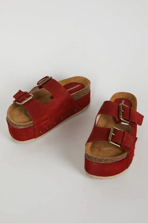 COOPER-2 SUEDE PLATFORM SANDAL