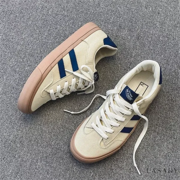 Lasaky - Low-Cut Canvas Shoes with Flat Soles: Classic Skateboarding Sneakers