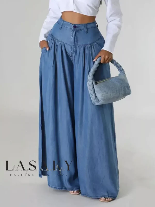 Lasaky - Classic Urban Denim Jeans with Long Regular Fit - Blue, S