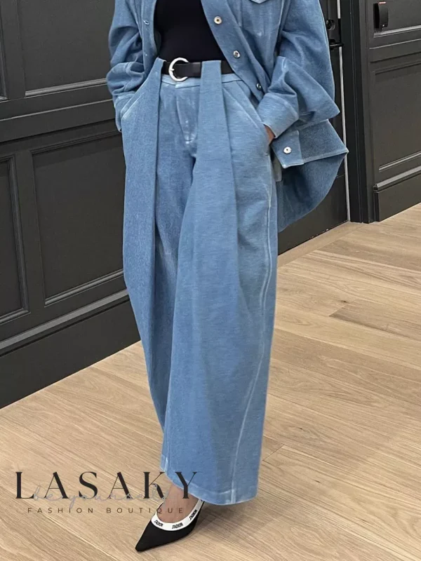 Lasaky - Stylish Plus Size Regular Fit Denim Jeans for Casual Wear - Blue, 2X
