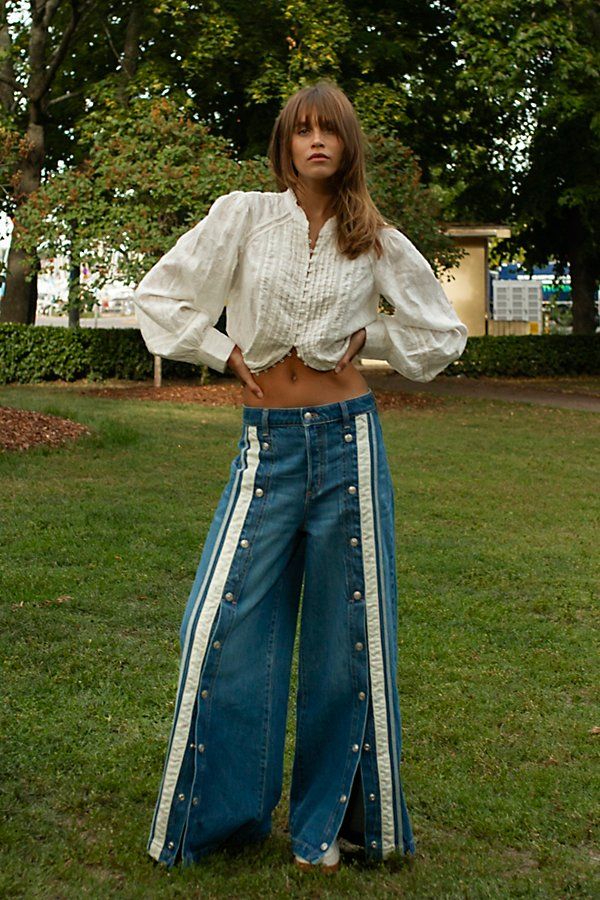 Free People We The Free Finish Line Wide-leg Jeans - 1st Place