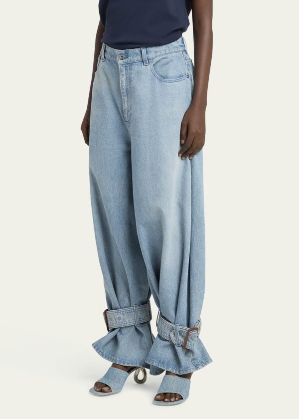 JW Anderson Buckled Cuff Jeans