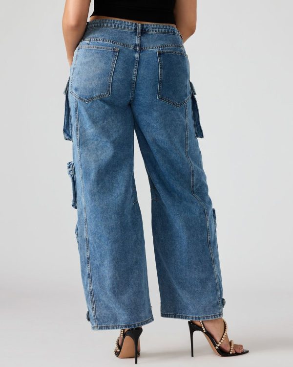 DUO Medium Denim Pant | Women's Utility Cargo Pants