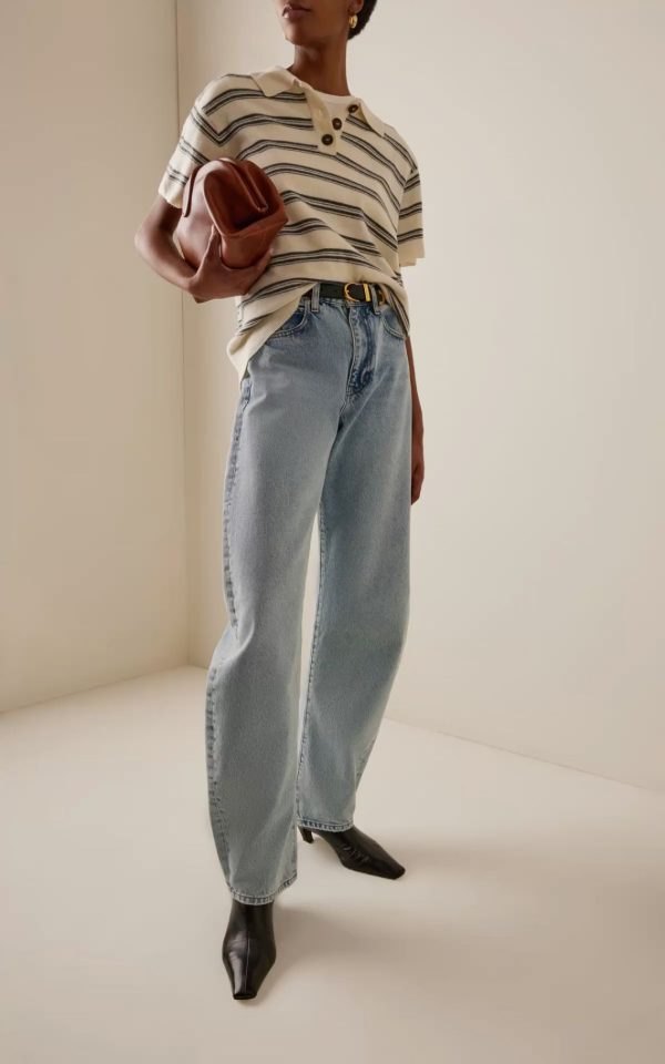 FRAME The Loose Rigid High-Rise Curved Jeans