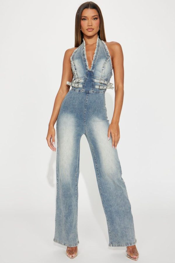 Sariyah Denim Romper - Black | Fashion Nova