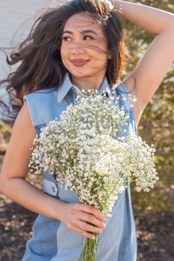 Double Denim Mini Dress