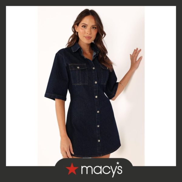 Rev Mini Dress - Dark denim