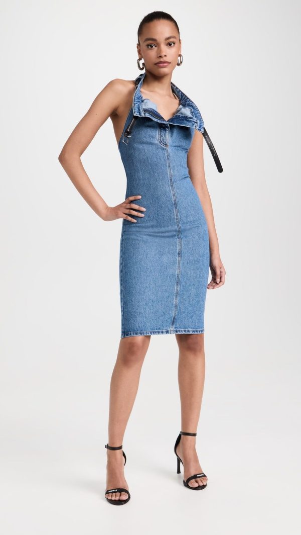 Coperni Belt Halter Neck Dress | Shopbop