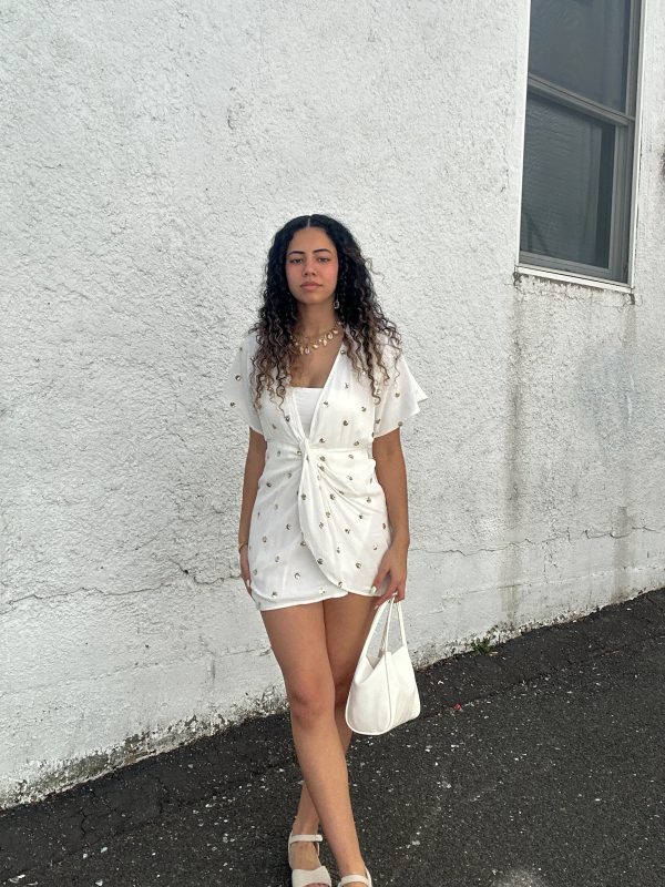 Paloma Dress - WHITE / XS