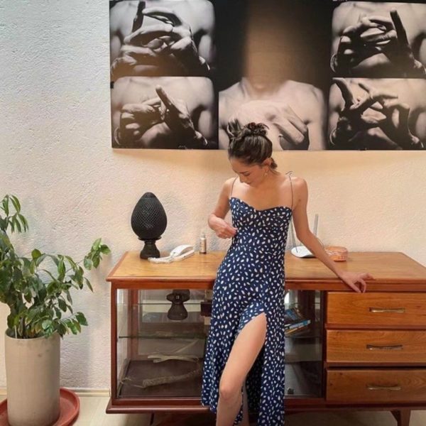 Reformation Dresses | Reformation Juliette Dress In Moray - Size Small | Color: Blue/White | Size: S