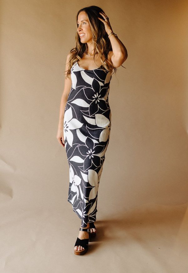 Black Cecily Madero Maxi Dress