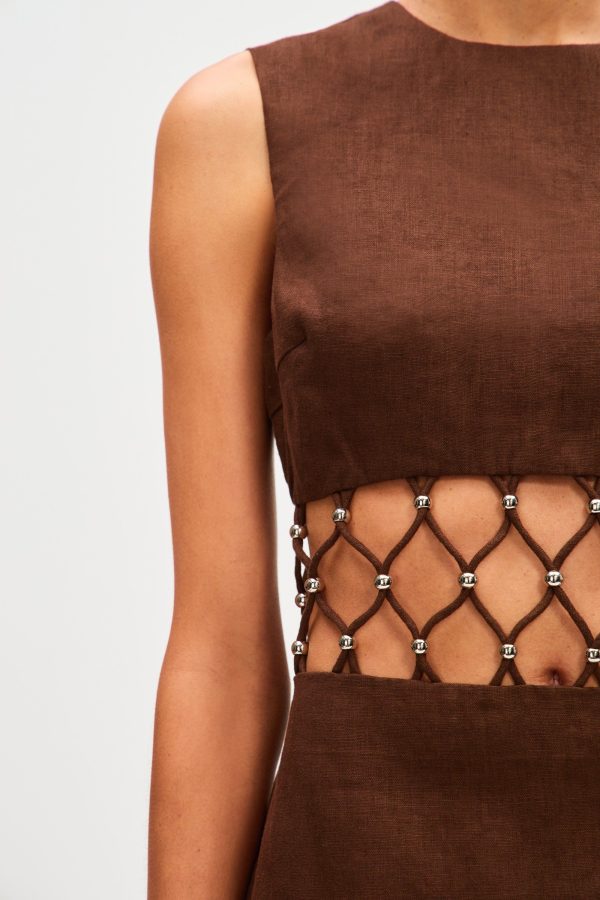 THE 'ELLIE' LINEN MINI DRESS
