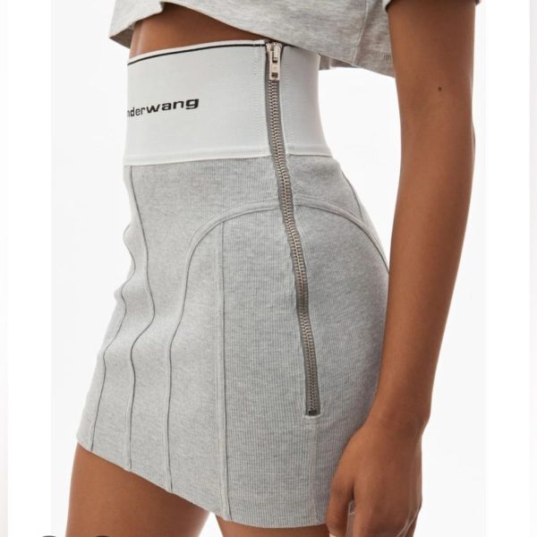 Alexander Wang Skirts | Alexander Wang Gray Skirt | Color: Gray | Size: M