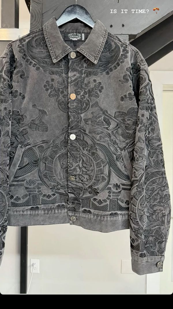Vale forever collared button up jacket