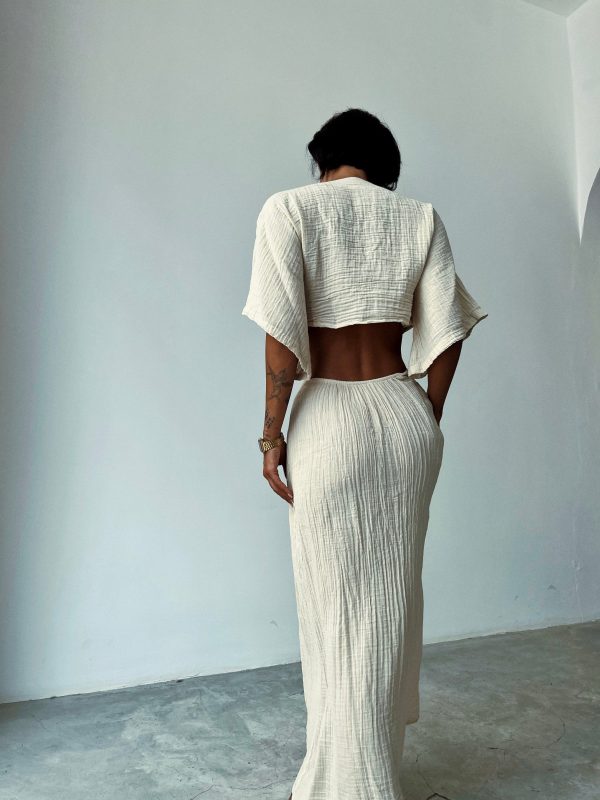Boho Wedding Dress,Summer Dress,Bridal Simple,Maxi Dress,Wedding Guest Dress,Boho Wedding Dress,Greek Goddess Dress,Natural Cotton Dress