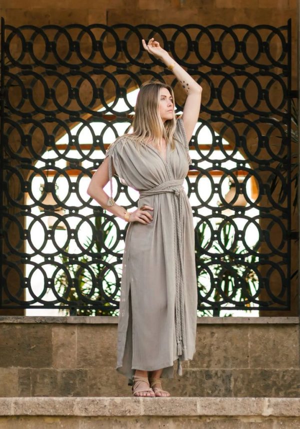 Cleo Reversible KaftanEucalyptus / XS/S