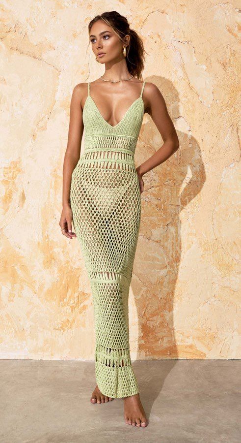 Flook the Label Luana Dress - Lime / L