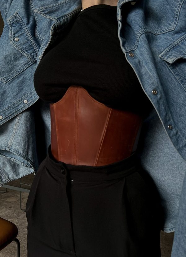 Leather Corset Belt Underbust, Custom Made Corset, Plus Size Corset Vintage, Renaissance Corset Belt, Brown Corset - Etsy