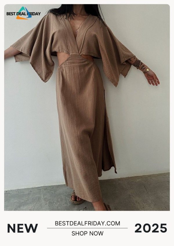 Mera - Chic Cotton and Linen Dress