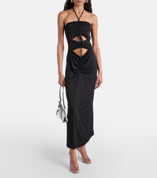 Kira cutout maxi dress in black - Jade Swim | Mytheresa