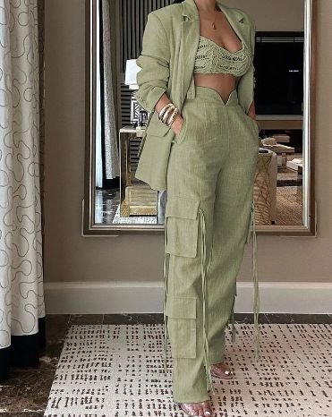 Zingj Zingj 2023-Outfit Ideas Lightgreen-S