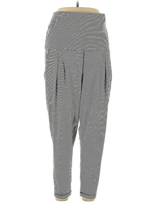 Zella Casual Pants - High Rise: Gray Bottoms - Size Medium