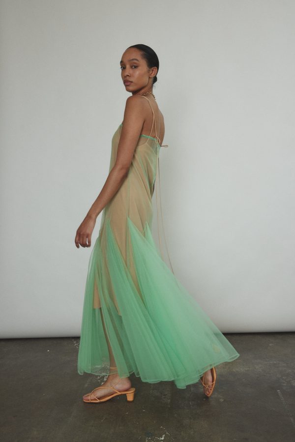 Camille Dress - S / Celadon