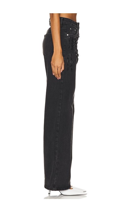Gestuz Similina High Waisted Wide Jeans - Grey Wash