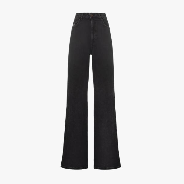 Flared Jeans G - Black - XL - Gasanova - Wide leg jeans