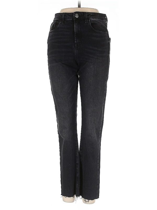 Zara Jeans - High Rise: Black Bottoms - Size 4