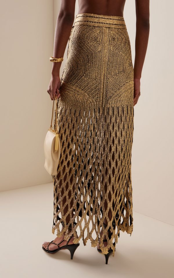 Kalista Crocheted Cotton Maxi Skirt By Ulla Johnson | Moda Operandi