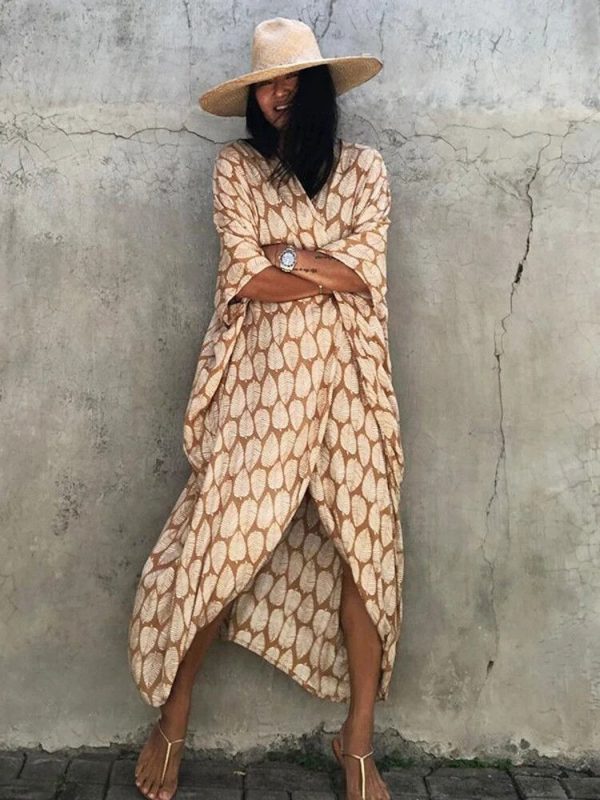 Stunning Beach Cover Ups for Swimwear Women Black Tie Dye Kimono Swimsuit Summer Dress 2025