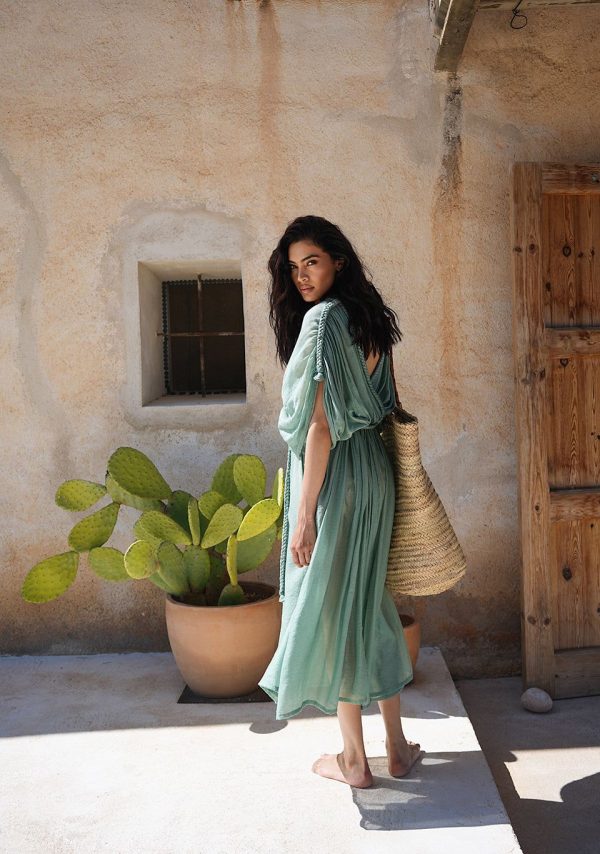 DRESS GODDRESS BASIL - One size