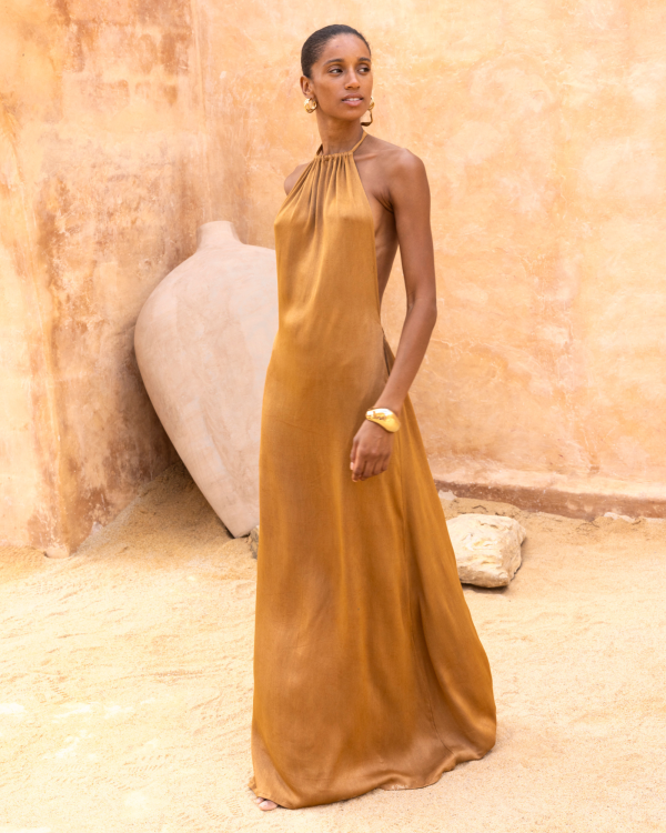 Sahara Sunset - Halter Dress - EU 40 | US 8 / Above the floor