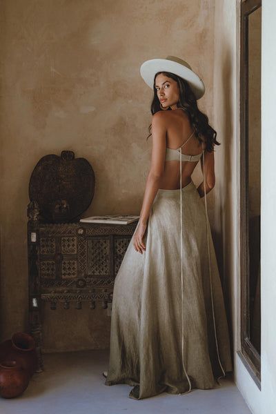 NEW! Sage Freyja Dress  Green Goddess Dress  Bridesmaid Ring Dress  Bohemian Sexy Dress