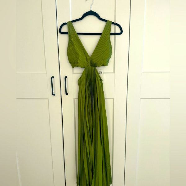 Abercrombie & Fitch Dresses | Abercrombie Wedding Guest Maxi Dress | Color: Green | Size: Xs