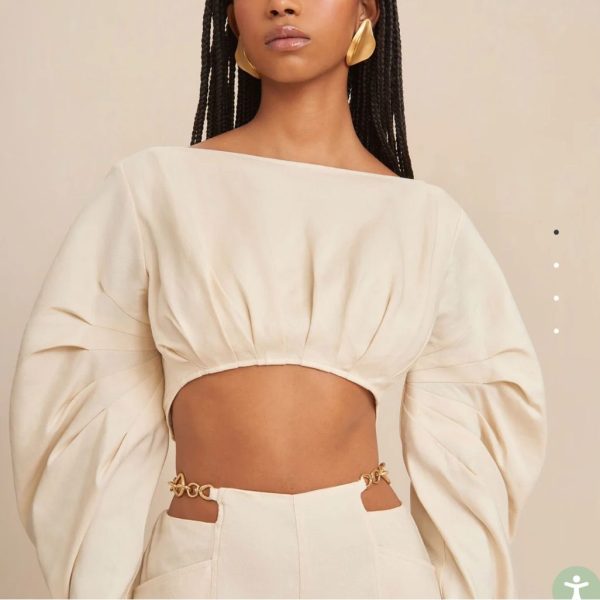 Cult Gaia Tops | Cult Gaia Breanna Top Never Worn With Tag | Color: Cream | Size: M