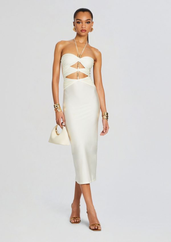 Isabel Maxi Dress - Cream / L