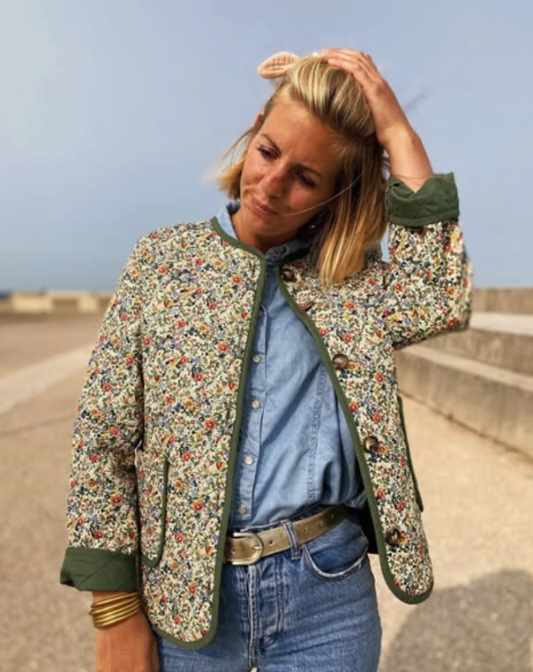 liberty pattern + denim