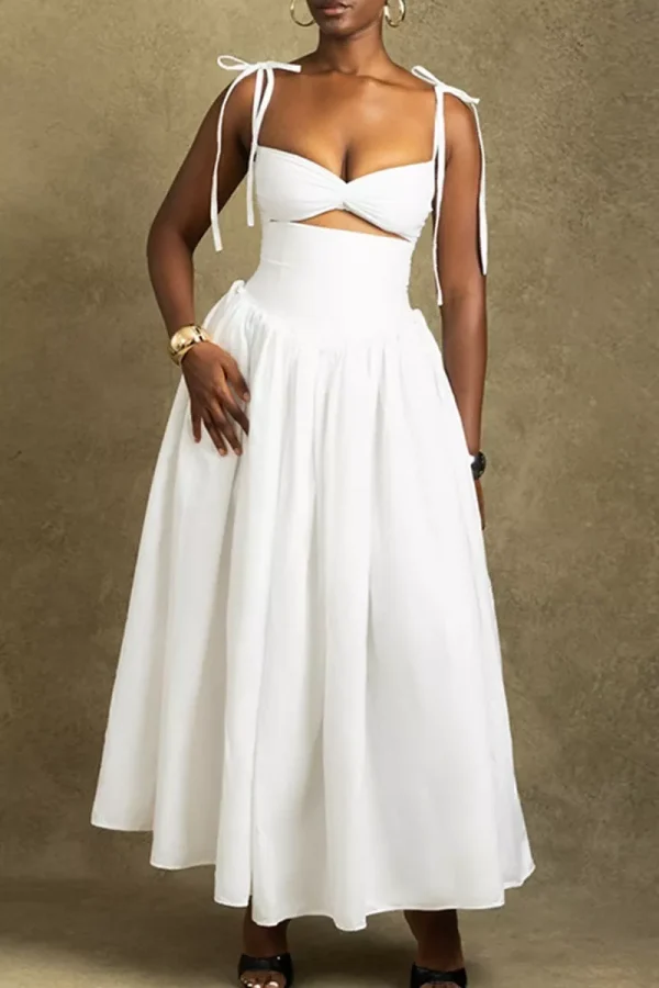 Lasaky - Backless Tie Sleeveless Dress for Women