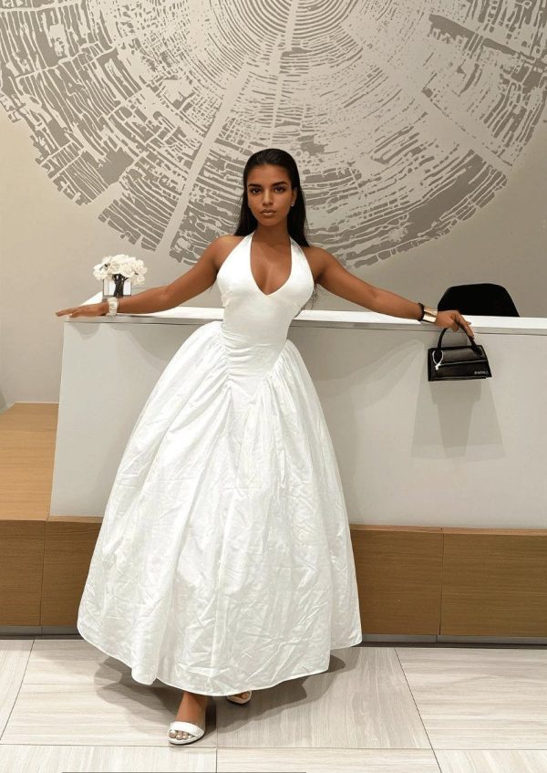 White maxi dress - Mabel Love Co