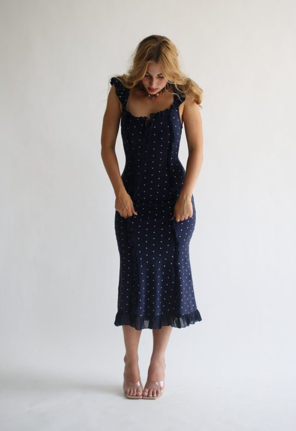 The Desirée Dress in Bardot - S