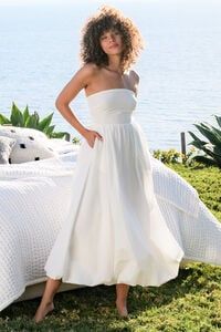 Luca Midi Dress in White