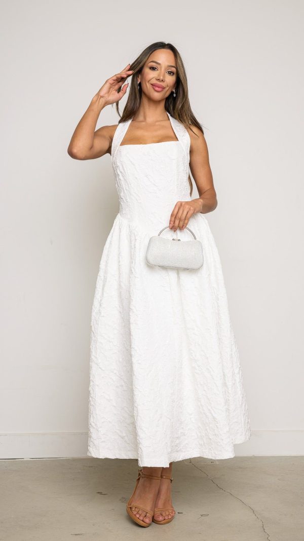 Inis Midi Dress - White / M