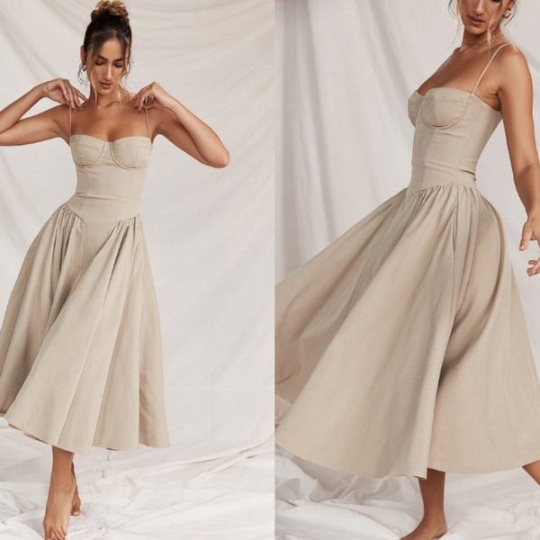 House Of Cb Dresses | House Of Cb Samaria Dress | Color: Cream | Size: Xs