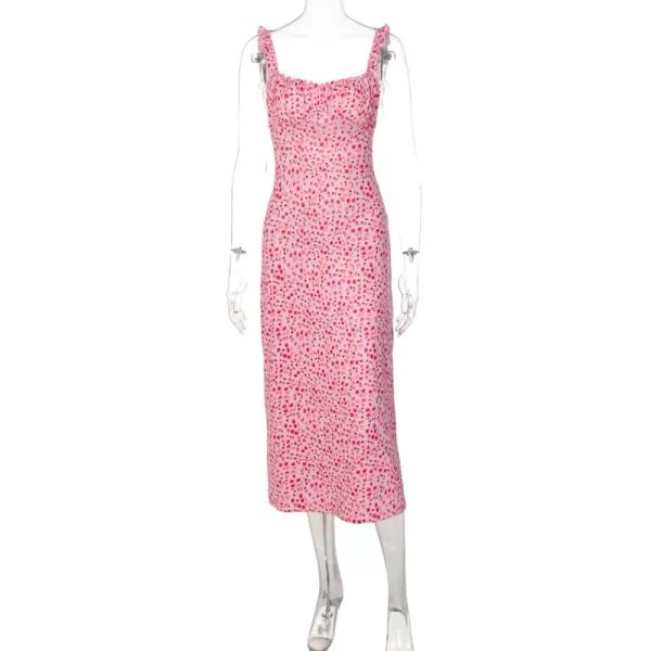 Lasaky - Chic Floral Print Sundress With Allure for Resort Getaways