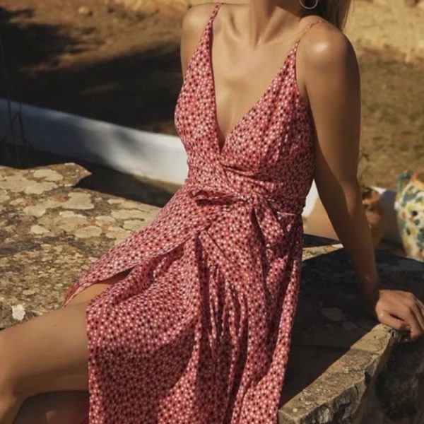 Anthropologie Dresses | Nwt Anthropologie Hutch Polka Dot Flutter High Low V-Neck Wrap Dress Z80-23 | Color: Black/Red | Size: Various